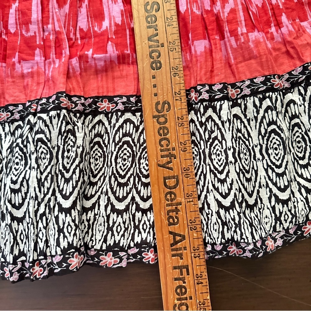 👉 Kim Rogers® Crinkle Tiered Maxi Skirt – Size L - Picture 7 of 7